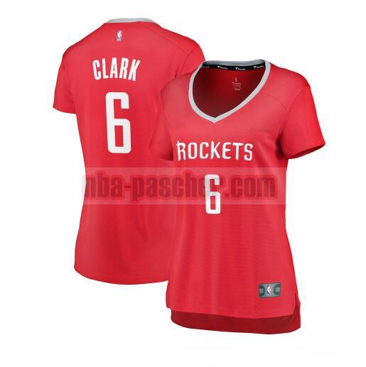 Maillot Houston Rockets Femme Gary Clark 6 icon edition Rouge