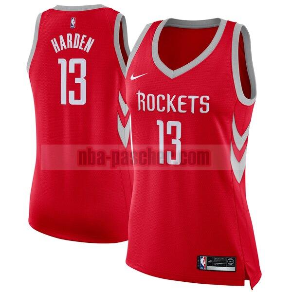 Maillot Houston Rockets Femme James Harden 13 Nike icon edition Rouge