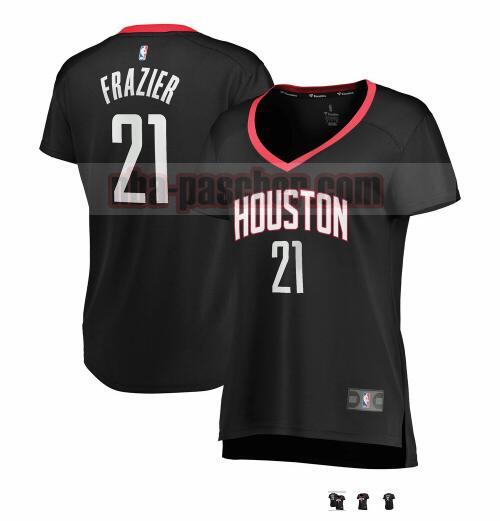 Maillot Houston Rockets Femme Michael Frazier 21 statement edition Noir