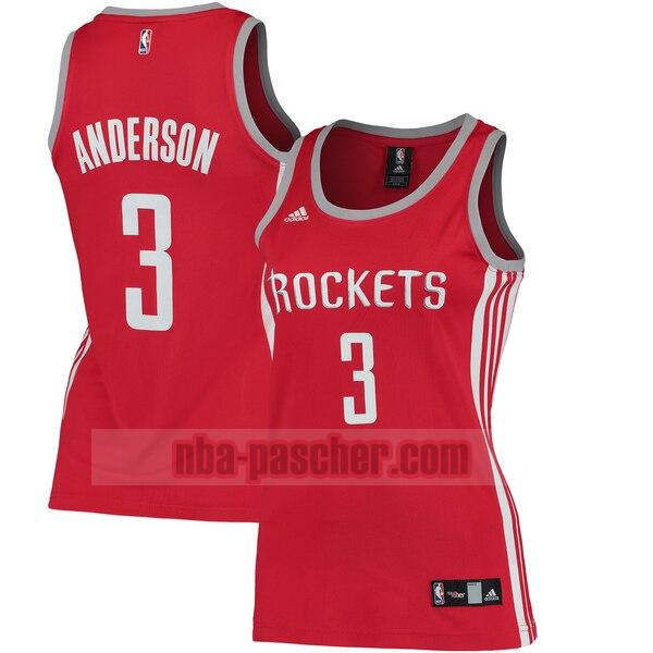 Maillot Houston Rockets Femme Ryan Anderson 3 Réplique Rouge