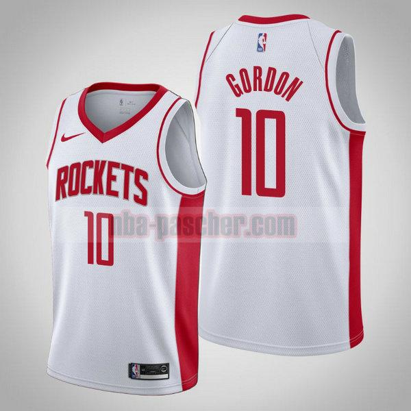 Maillot Houston Rockets Homme Aaron Gordon 10 2020-21 saison déclaration blanc