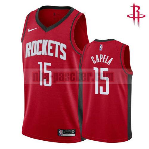 Maillot Houston Rockets Homme Clint Capela 15 2019-20 Rouge