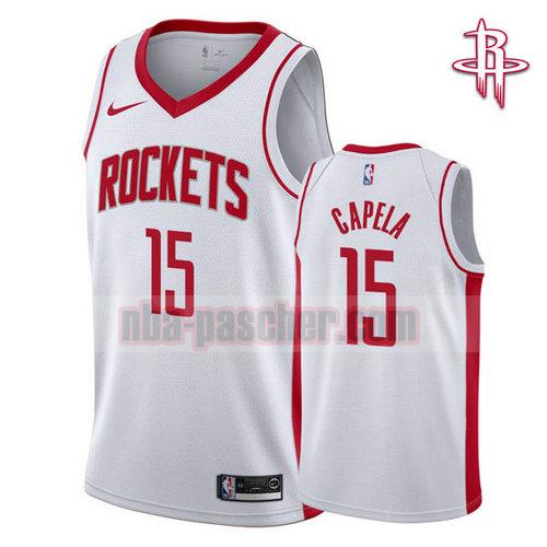 Maillot Houston Rockets Homme Clint Capela 15 2019-20 blanc