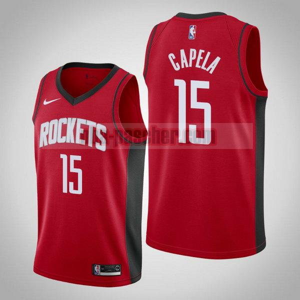 Maillot Houston Rockets Homme Clint Capela 15 Édition City 2019-20 Rouge