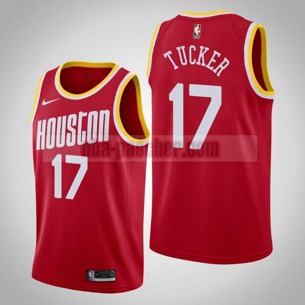 Maillot Houston Rockets Homme P.J. Tucker 17 2020-21 saison déclaration Rouge