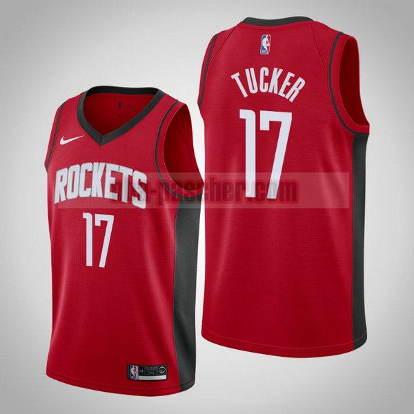 Maillot Houston Rockets Homme P.J. Tucker 17 Édition City 2019-20 Rouge