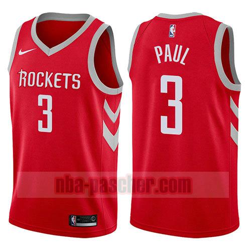 maillot houston rockets enfant Chris Paul 3 2017-18 rouge