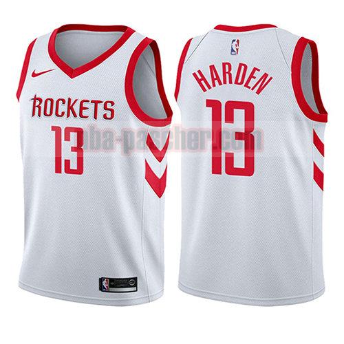 maillot houston rockets enfant James Harden 13 association 2017-18 blanc