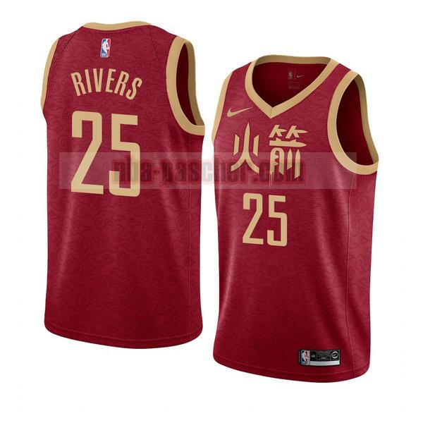 maillot houston rockets homme Austin Rivers 25 ville 2018-19 rouge