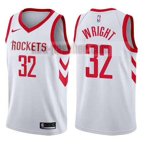 maillot houston rockets homme Brandan Wright 32 association 2017-18 blanc