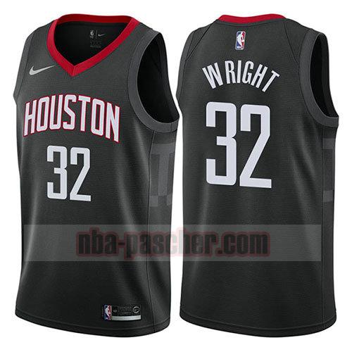 maillot houston rockets homme Brandan Wright 32 déclaration 2017-18 noir