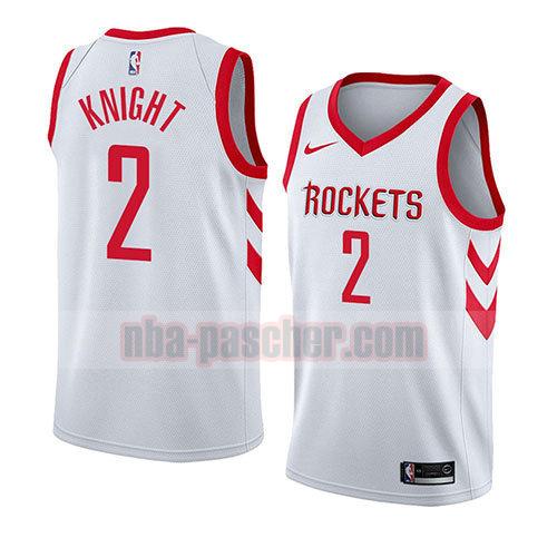 maillot houston rockets homme Brandon Knight 2 association 2018 blanc