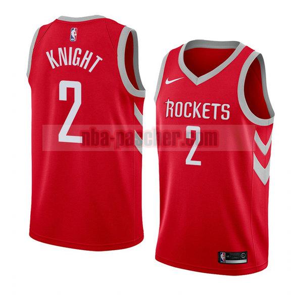 maillot houston rockets homme Brandon Knight 2 icône 2017-18 rouge