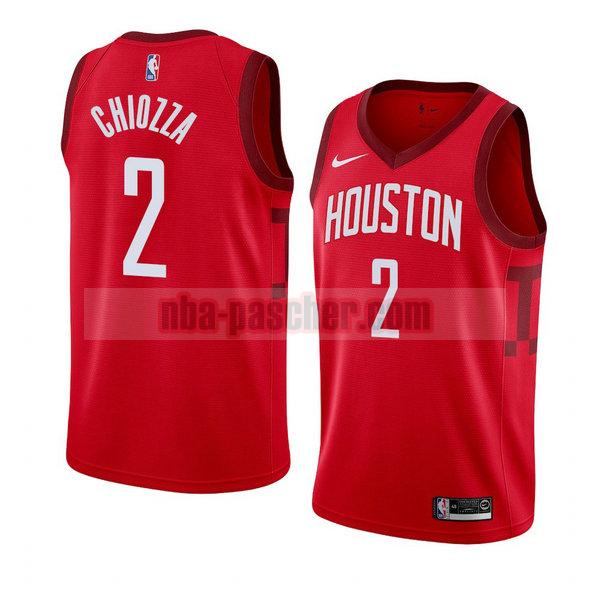 maillot houston rockets homme Chris Chiozza 2 earned 2018-19 rouge