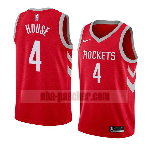 maillot houston rockets homme Danuel House 4 icône 2018 rouge