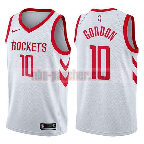 maillot houston rockets homme Eric Gordon 10 swingman association 2017-18 blanc