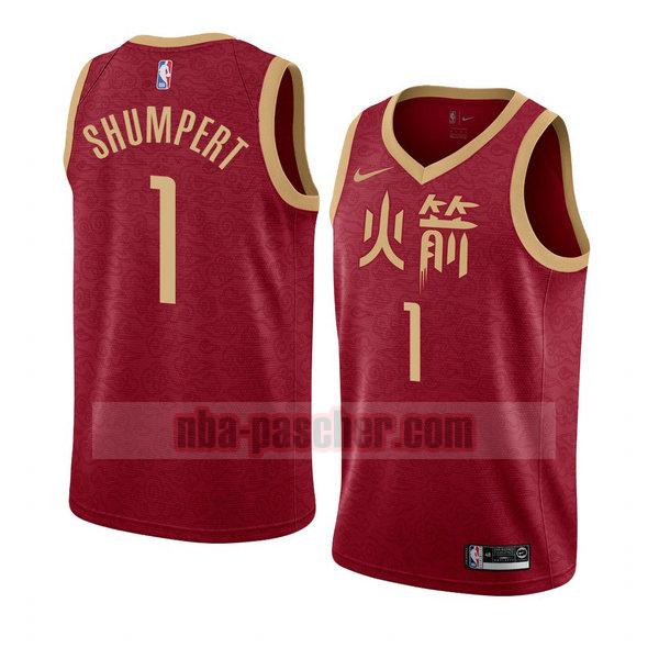 maillot houston rockets homme Iman Shumpert 1 ville 2018-19 rouge