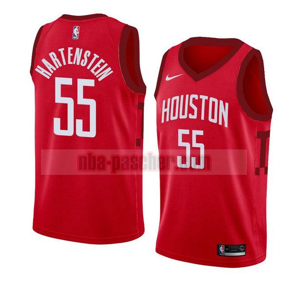 maillot houston rockets homme Isaiah Hartenstein 55 earned 2018-19 rouge