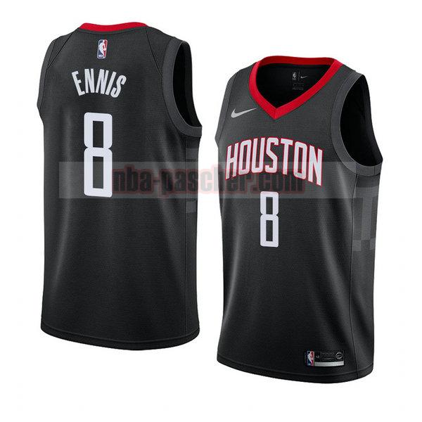 maillot houston rockets homme James Ennis 8 déclaration 2018 noir