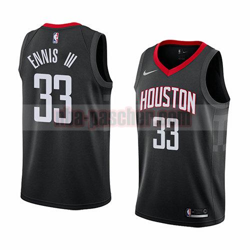 maillot houston rockets homme James Ennis III 33 déclaration 2018 noir