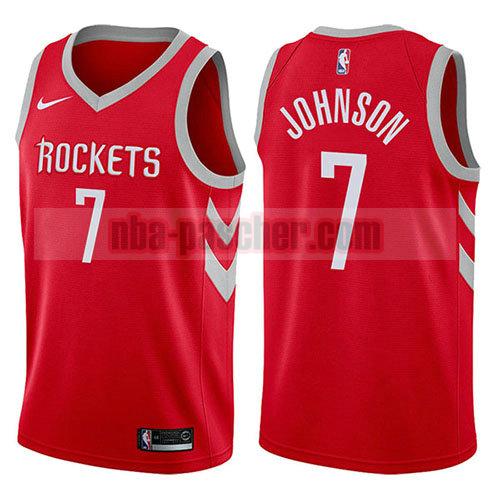 maillot houston rockets homme Joe Johnson 7 2017-18 rouge