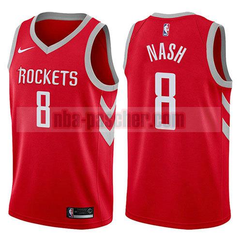 maillot houston rockets homme Le'bryan Nash 8 2017-18 rouge