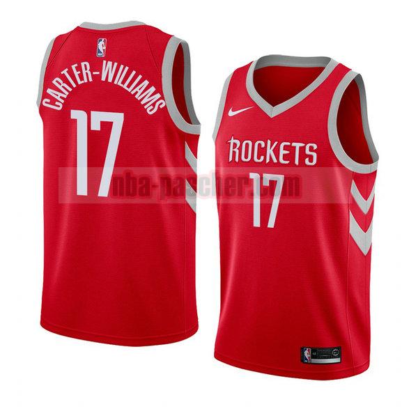 maillot houston rockets homme Michael Carter-Williams 17 icône 2018 rouge