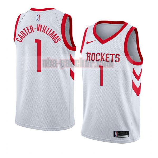 maillot houston rockets homme Michael Carter-Williams 1 association 2017-18 blanc