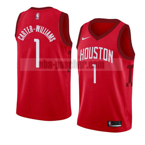 maillot houston rockets homme Michael Carter-Williams 1 earned 2018-19 rouge