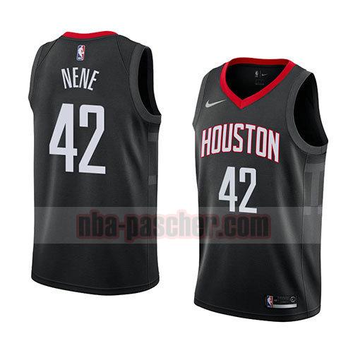 maillot houston rockets homme Nene 42 déclaration 2018 noir