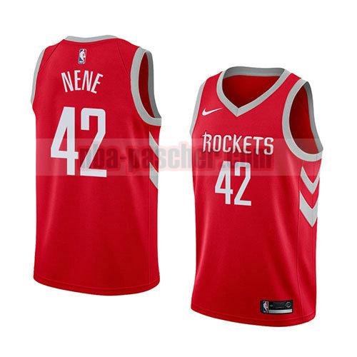 maillot houston rockets homme Nene 42 icône 2018 rouge