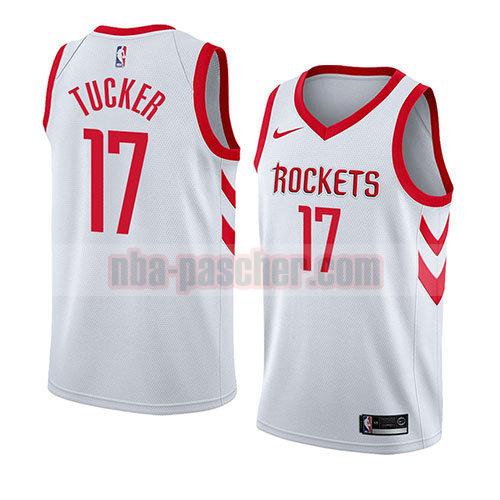 maillot houston rockets homme P.j. Tucker 17 association 2018 blanc