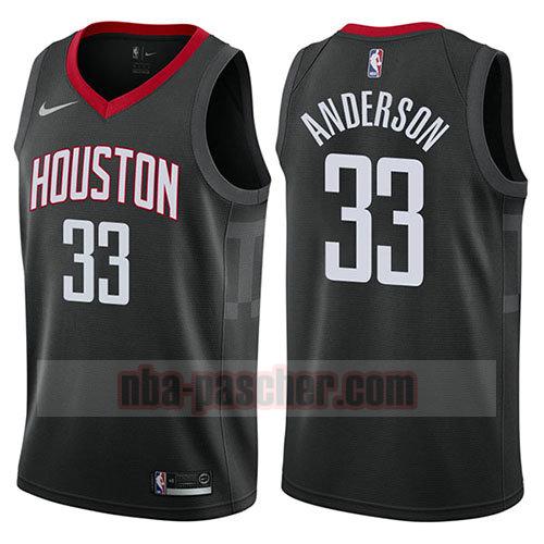 maillot houston rockets homme Ryan Anderson 33 déclaration 2017-18 noir