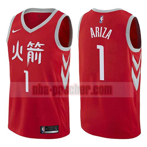 maillot houston rockets homme Trevor Ariza 1 ville 2017-18 rouge