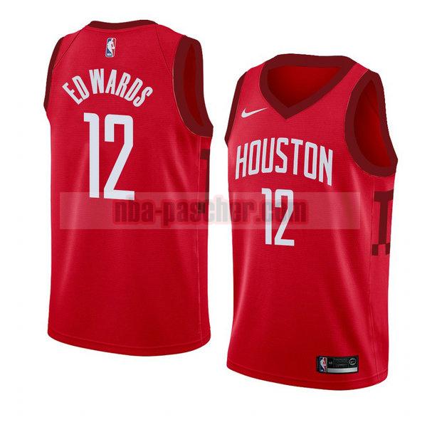 maillot houston rockets homme Vincent Edwards 12 earned 2018-19 rouge