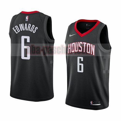 maillot houston rockets homme Vincent Edwards 6 déclaration 2017-18 noir